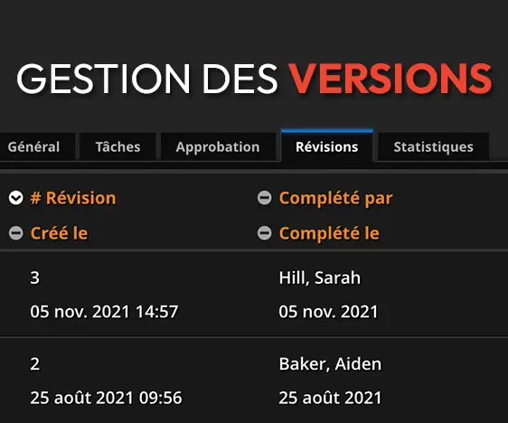 Gestion des versions