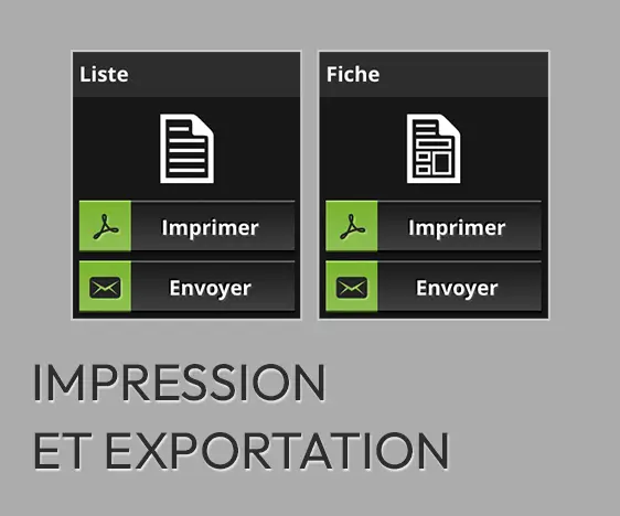 Impression et exportation