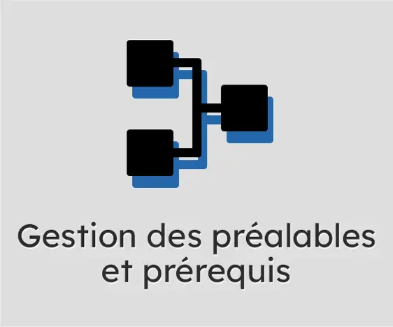 Gestion des préalables et prérequis