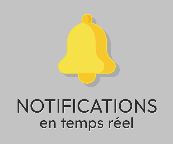 Notifications en temps réel