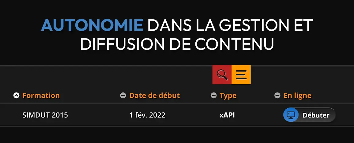 Autonomie dans la gestion et diffusion de contenu
