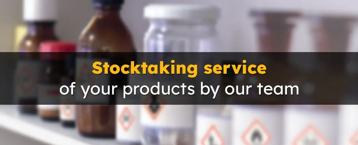 Stocktaking service of your products by our team